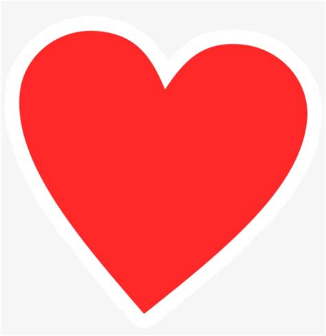 Heart Hearts Emoji Emojis Red Pink Hotpink White Border Beating Heart