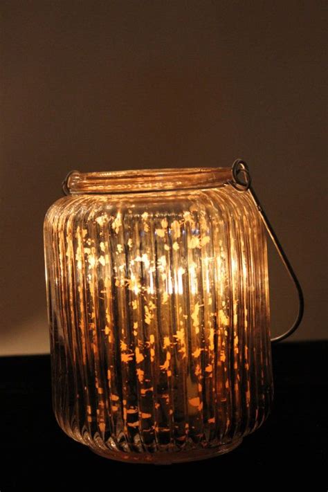 Hanging Mercury Glass Lantern Mason Jar Candle Holder By Rockndhol 12 00 Mercury Glass