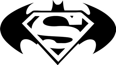 Black And White Superman Logo Png Batman Vs Superman Black And White