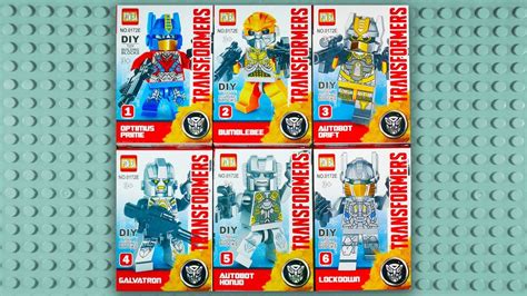 Lego Transformers Minifigures Knock Off Pin Ba E Youtube