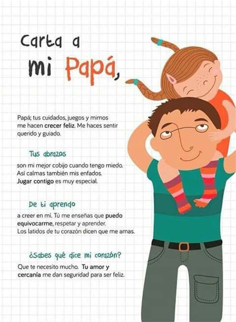 Carta de cumpleaños para mi papa. Carta a papá | Cartas para papa, Carta para mi papa, Feliz ...