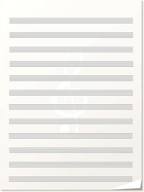 Blank Sheet Music Illustrations Royalty Free Vector Graphics And Clip