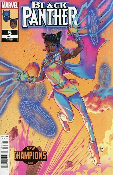 Black Panther 5 Souza New Champions Variant Marvel 2023 Nm Amino Ther