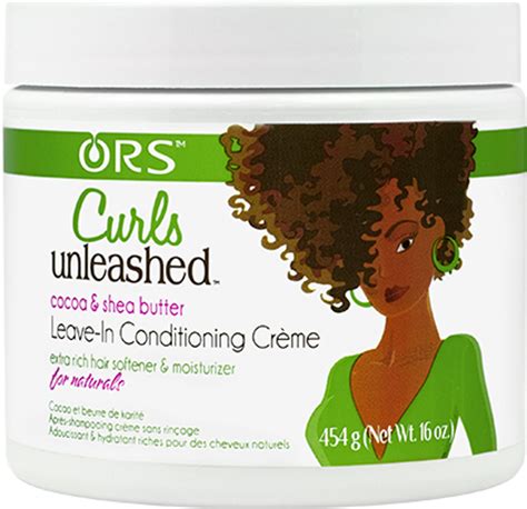 Organic Root Stimulator Curls Unleashed Cocoa And Shea Butter Leave In Conditioning Creme 16 Oz