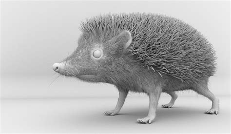 Hedgehog 3d Model Animated Rigged Cgtrader