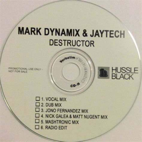 Mark Dynamix And Jaytech Destructor Cdr Discogs