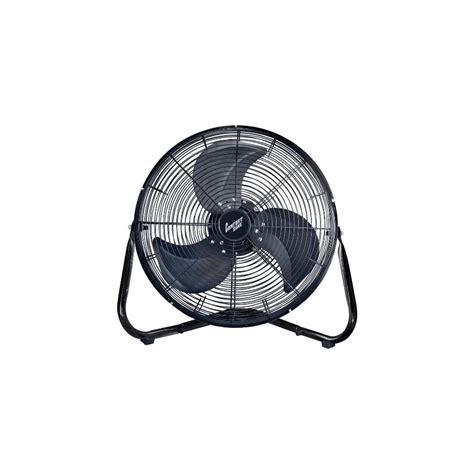 Optimus Industrial Grade 3 Speed High Velocity Fan 18 Inches Black