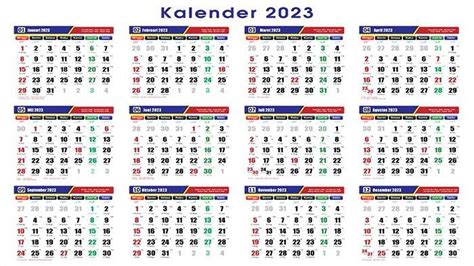 Kalender 2023 Lengkap Libur Nasional Dan Cuti Bersama Paling Banyak