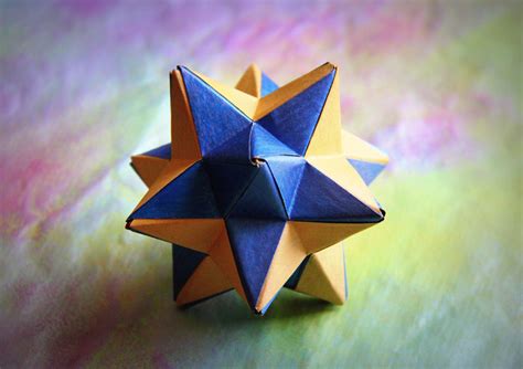Origami Lesser Stellated Dodecahedron Meenakshi Mukerji Folded By