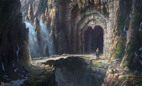 Artstation The Lord Of The Rings Waterfall Bridge Ilya Nazarov