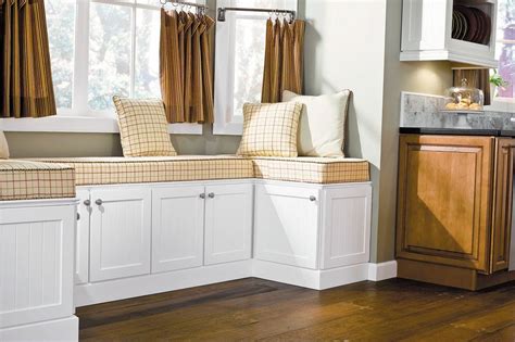 Lay the birch plywood on top of the cabinets, and trace the shape of the cabinets onto it. Build A Custom-Look Window Seat Using Stock Kitchen Cabinets in 2020 | Window seat kitchen ...