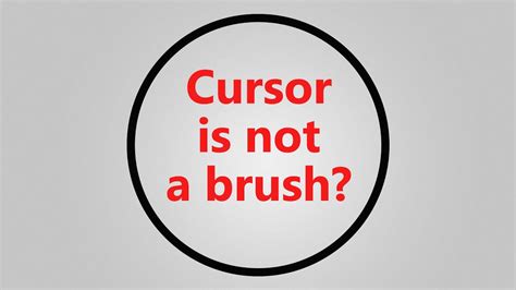 Cursor Is Not A Brush SOLVED Photoshop YouTube