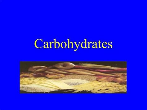 Ppt Carbohydrates Powerpoint Presentation Free Download Id528250
