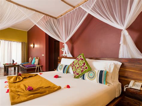 Gold Zanzibar Beach House And Spa Resort Nungwi Zanzibar Tanzania Jungle Villa Bedroom Travoh