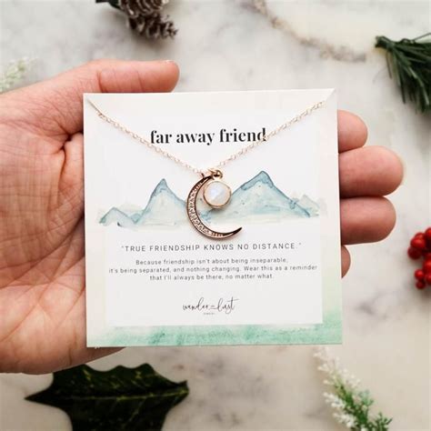 She lives 350 miles away, so i have one of the bracelets and she has the other. Far Away Friend Gift Set | Wanderlust gift, Celestial ...