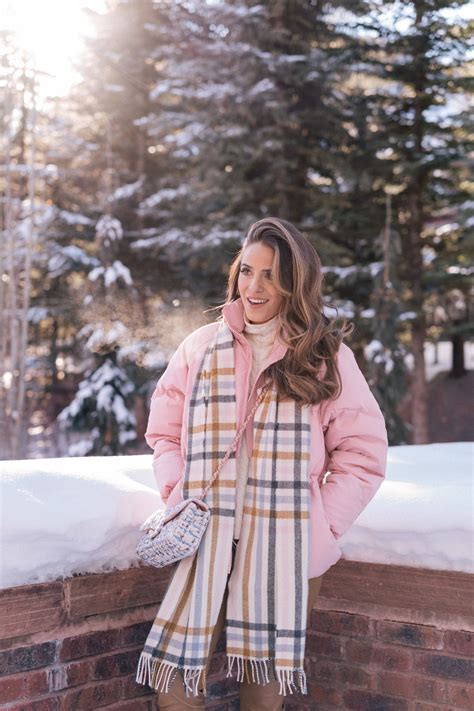 A Pop Of Pink In The Winter Julia Berolzheimer Outfit Inspiration