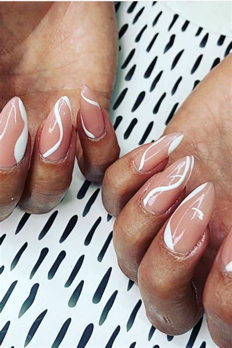 35+ Summer trend of nude almond nails for your new nails ideas