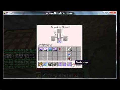 Add blaze powder to activate the brewing stand Minecraft - How to make Splash Potion of Poision - YouTube
