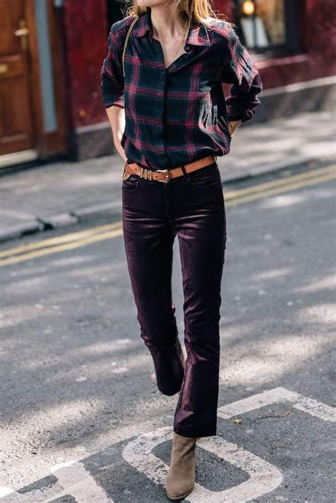 How To Style Velvet Pants For Fall Jess Ann Kirby Velvet Pants Outfit Pants Outfit Casual