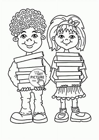 Coloring Pages Children Books Child Printables Kid