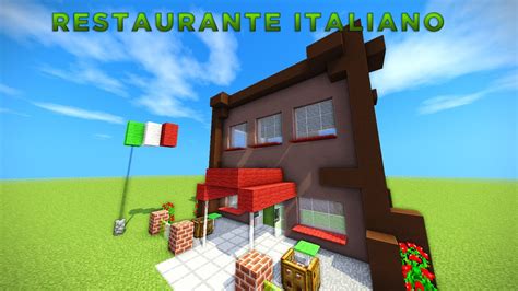 Minecraft Como Construir Um Restaurante Italiano Youtube