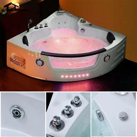 acrylic jacuzzi massage bathtub for bathroom 1570x1570x660 mm at best price in pune