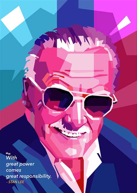 Stan Lee Digital Art By Gilang Bogy Fine Art America