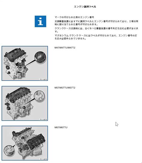 「BMWエンジン識別ラベル位置情報（エンジン型式打刻場所）」ゆうきょうなおぱぱのブログ ｜ ～☆ - みんカラ