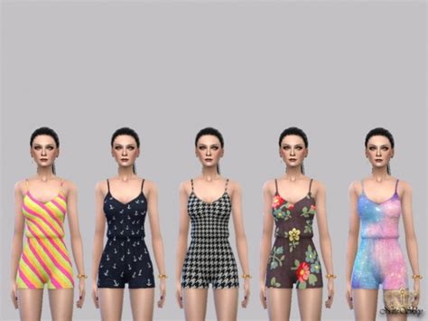 Sweet Serenity Romper Collection At Niteskky Sims Sims 4 Updates