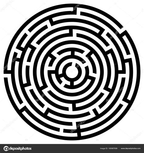 Labyrinth Icon Maze Symbol Stock Vector By ©julimurch 185987698
