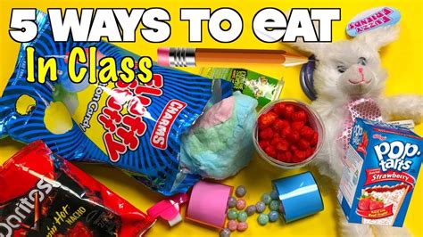 5 Really Clever Ways To Sneak Food Into Class Without Getting Caught By