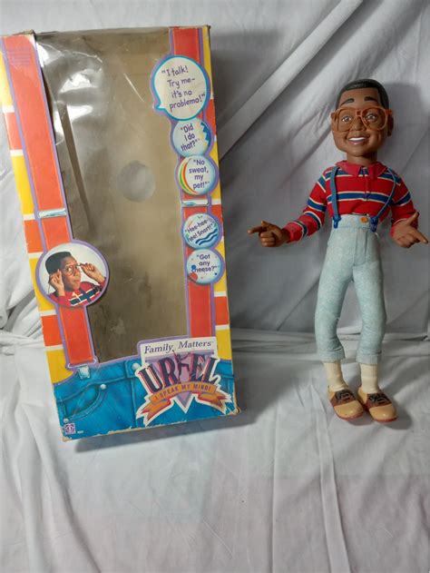 Vintage Talking Steve Urkel Doll With Box 1043589