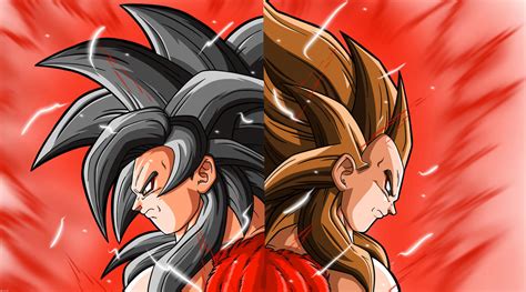 Goku And Vegeta Ss4 By Fenixart90110 On Deviantart