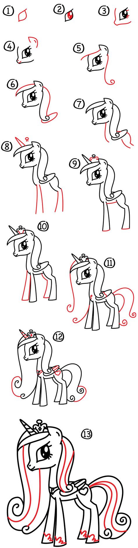 How To Draw Princess Cadence