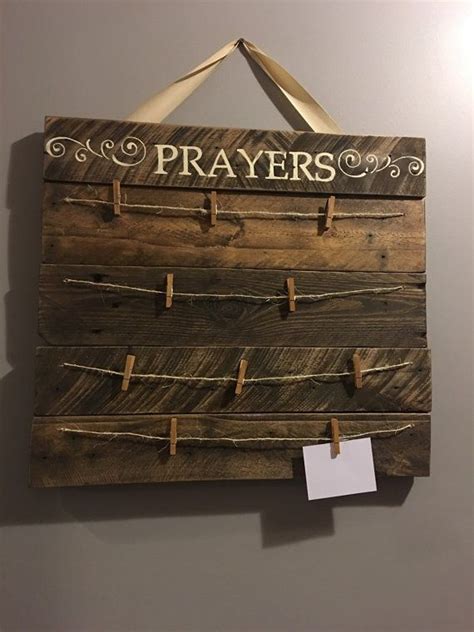 Prayer Board Hanging Prayer Board Comes With 10 Clothes Pin Clips For