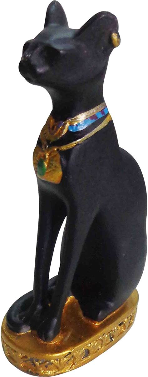 egyptian bastet bast goddess cat pharaoh figurine statue ancient 3d sculpture 3 amazon ca home