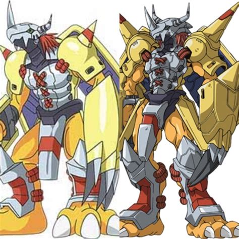 Digimon Adventure Comparan Evolución De Wargreymon Con La Original Del