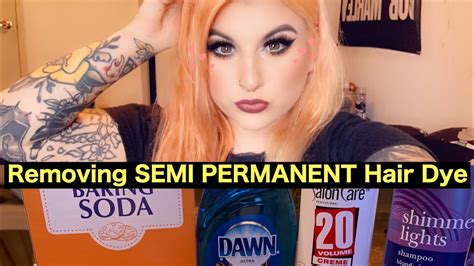 Without ruining my hair too much. Removing Semi Permanent Hair Dye! Slowly going blonde ...
