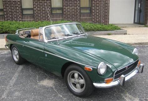 1971 Mgb Roadster Nicely Restored And Upgraded British Racing Green
