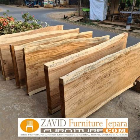 Papan Lebar Kayu Trembesi Minimalis Harga Murah