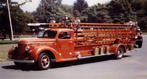 Ramsey Nj Hook And Ladder 1939 Diamond T 50 Foot Hook And Ladder