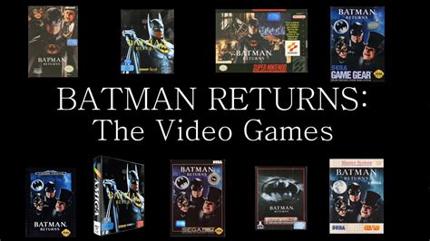 Batman Returns Every Video Game Reviewed Youtube