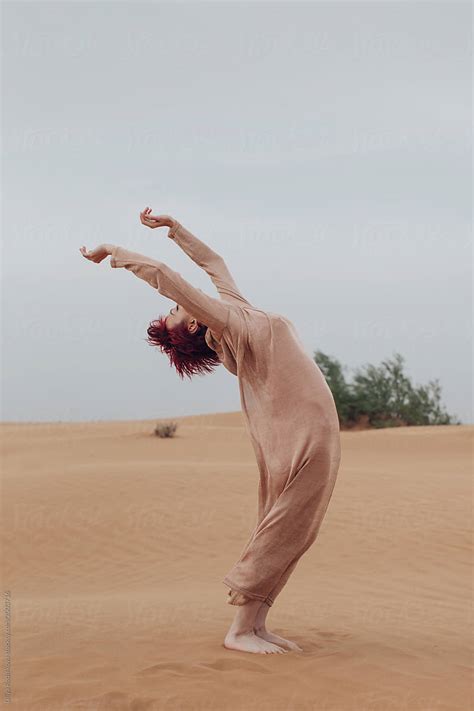Emotional Portrait Of Woman In Desert By Stocksy Contributor Liliya Rodnikova Stocksy