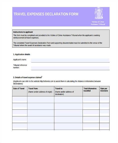 Mandatory state of hawai'i travel and health form for all passengers and crew members. FREE 44+ Expense Forms in PDF | MS Word | Excel