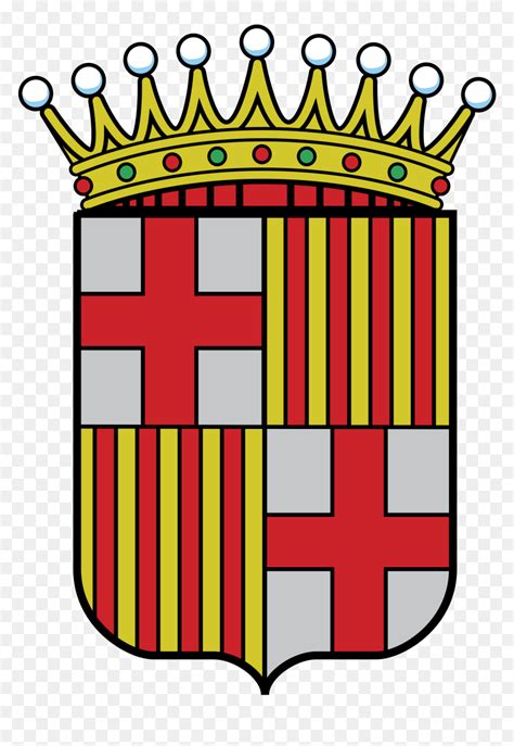 Barcelona Coat Of Arms Hd Png Download 2400x2400 Png Dlfpt