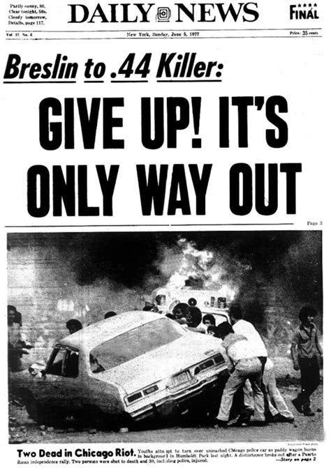 As more and more women's bodies were discovered on. Jimmy Breslin to Son of Sam: Give yourself up to me - NY ...