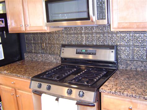 The tin backsplash for kitchen areas is going to be very easy to install if you are capable of doing things like that by yourself, and if not you are going to want have the company you bought it from install it, or hire someone else. The Steampunk Home: Tin BackSplashes