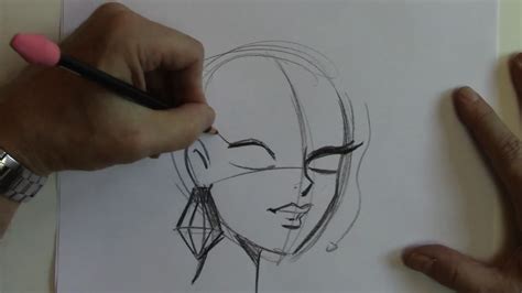 How To Draw A Cartoon Girl With Big Eyes