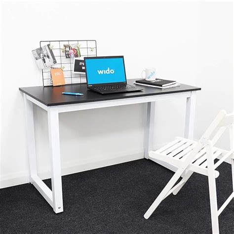 Wido Simple Home Office Work Gaming Computer Desk 120cm X 60cm Black