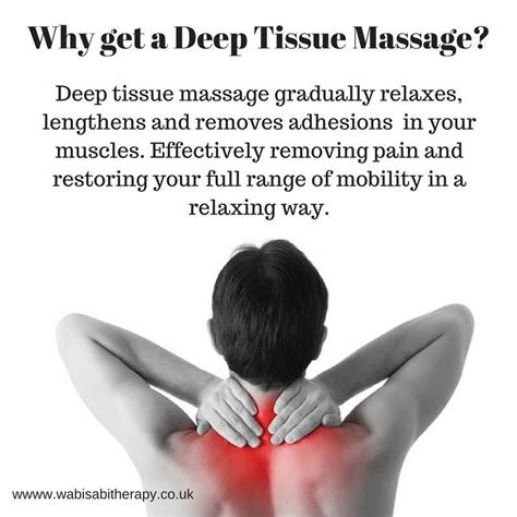 why get a deep tissue massage it feels good and it is beneficial to your health w… massage